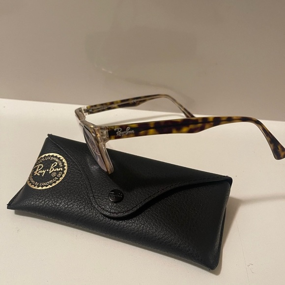 High quality Ray-Ban eyeglasses with strong frame brown and black - Picture 4 of 12